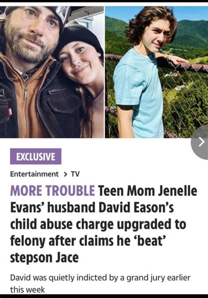 Alleged Details Revealed of What David Eason Did to Jace Evans