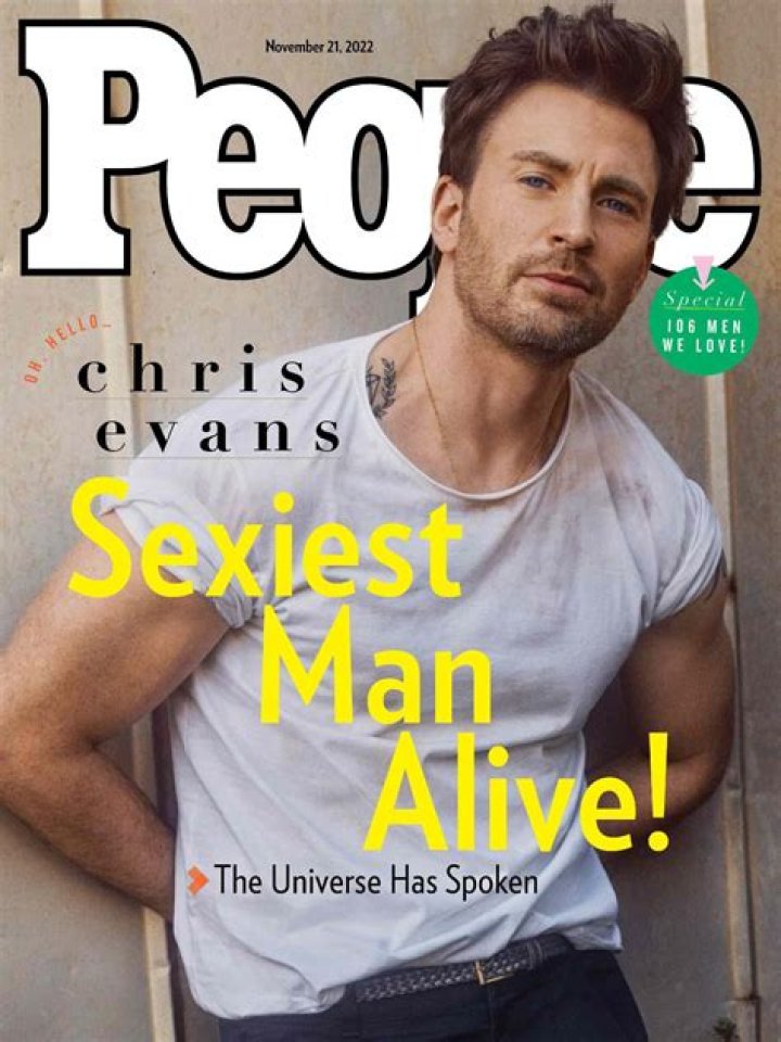 Chris Evans is no longer sexiest man alive as Hollywood star steals crown