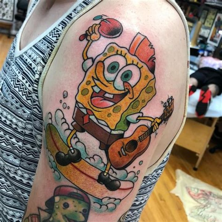 Coi Leray Spongebob Tattoo Meaning And Design: How Many Does She Have?