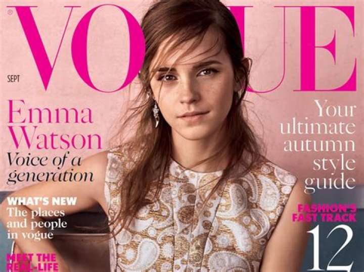 Emma Watson is declared the ‘voice of a generation’ on the cover of Vogue UK