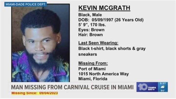 Kevin McGrath Family Seeks Help To Find Him: Gone Missing From Cruise Ship