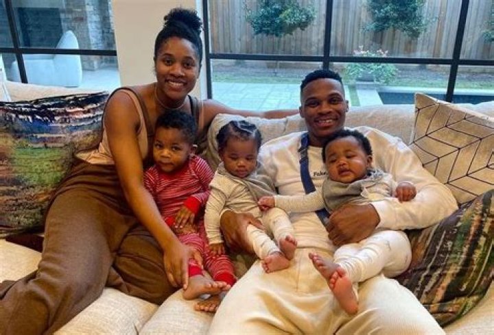 Nina Eral and her NBA player husband, Russell Westbrook shares three kids, Jodyn, Noah, and Skye.