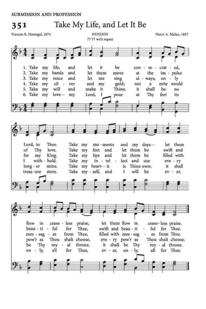 Take My Life and Let It Be